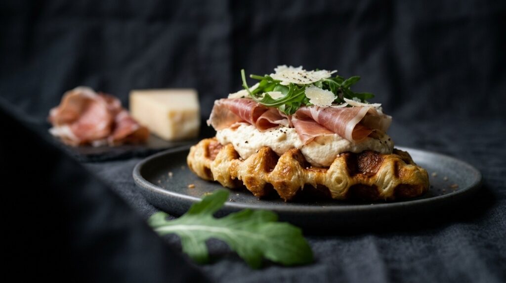 Croffle Parma Bandito mit Parmaschinken